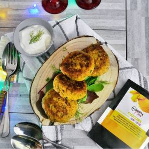 Fiskekaker Di Trota Salmonata Alla Curcuma - cibobenessere