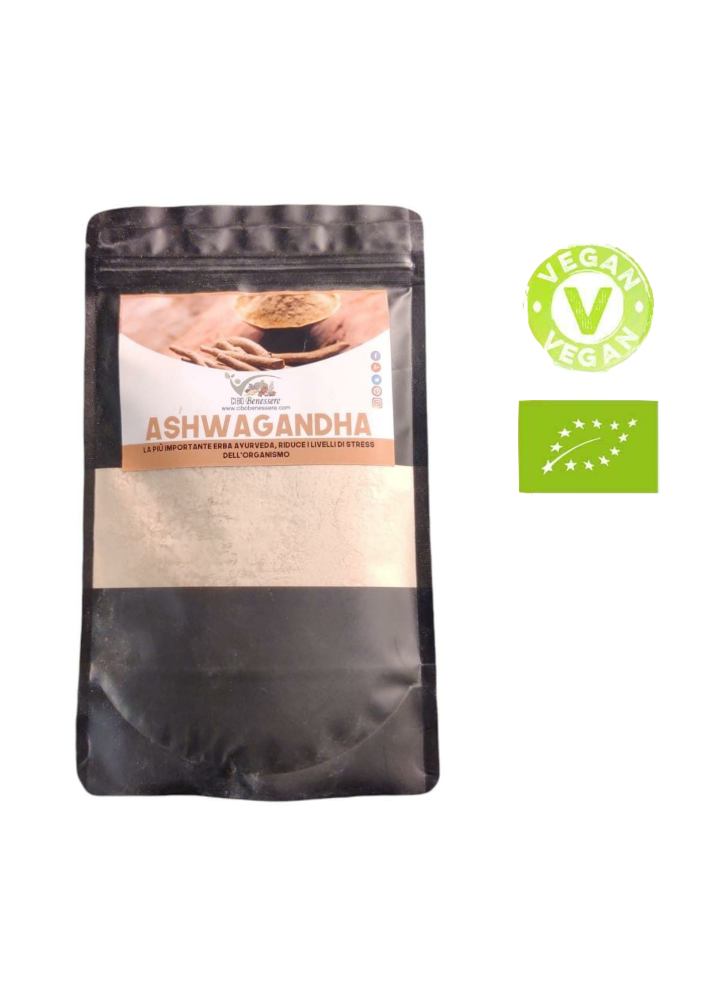 ASHWAGANDHA in POLVERE - BIO - cibobenessere