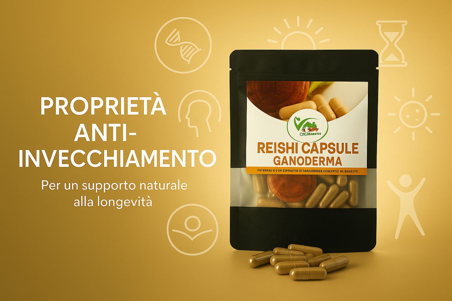 Banner Reishi Anti-Aging con logo corretto