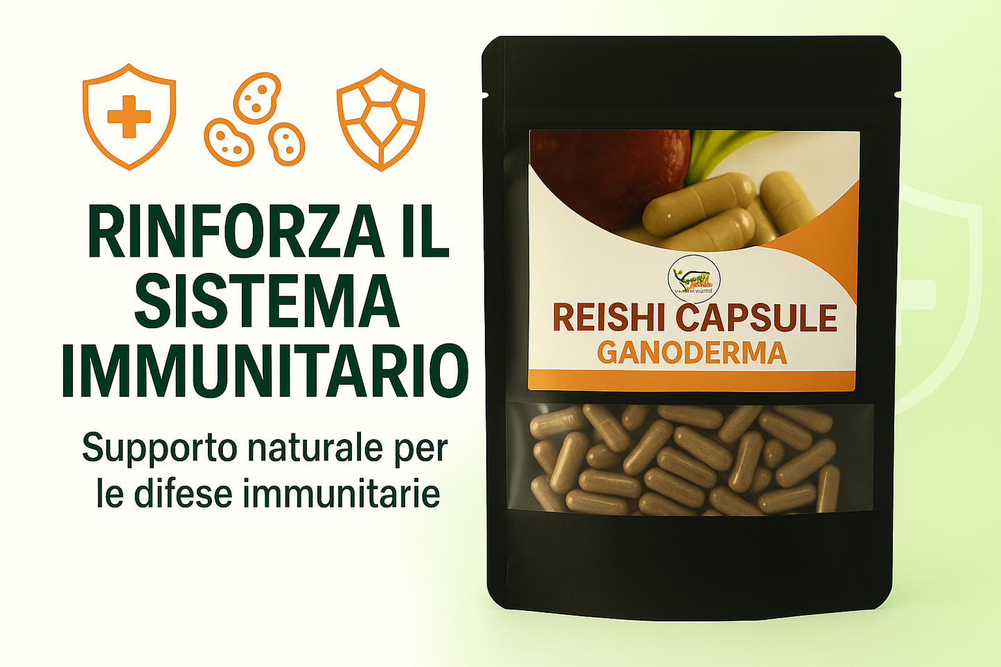 Banner Reishi Sistema Immunitario con finestra