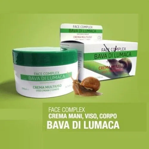 Crema multiuso corpo e viso alla bava di lumaca - cibobenessere