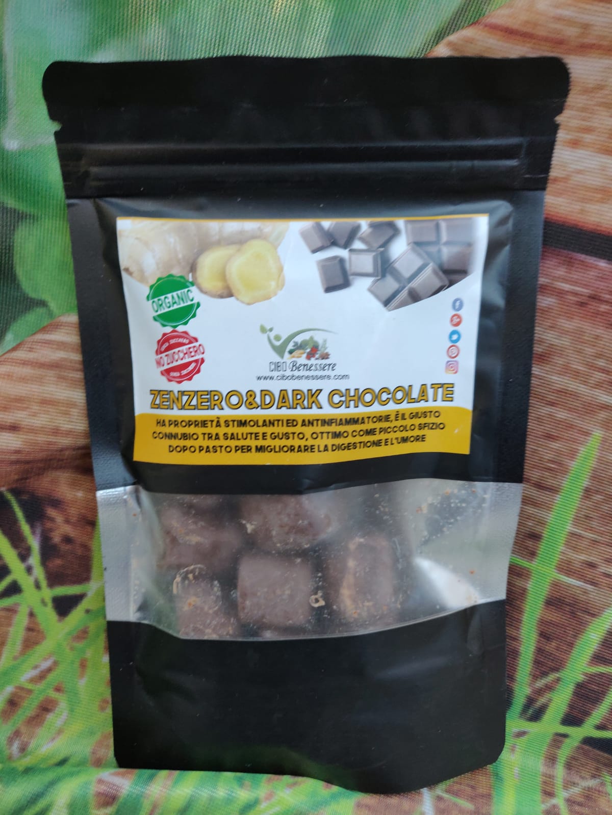 Zenzero e cioccolato nero