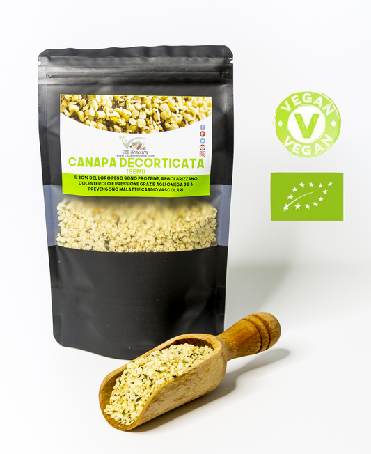 Semi canapa decorticata BIO - cibobenessere