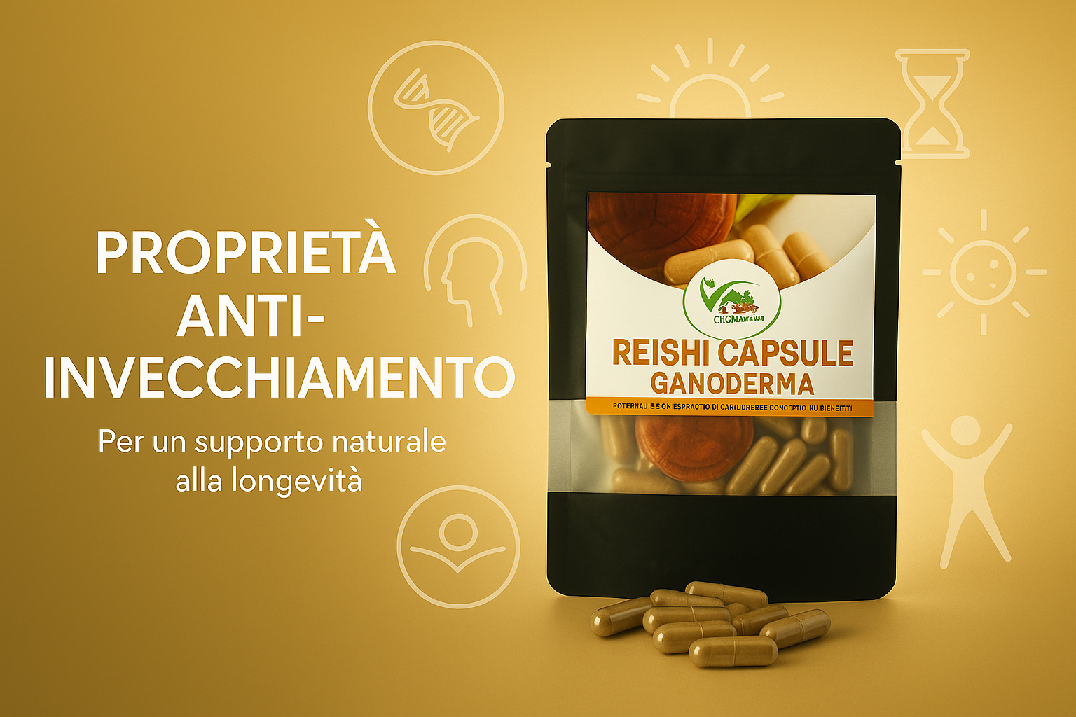 Banner Reishi Anti-Aging con logo corretto