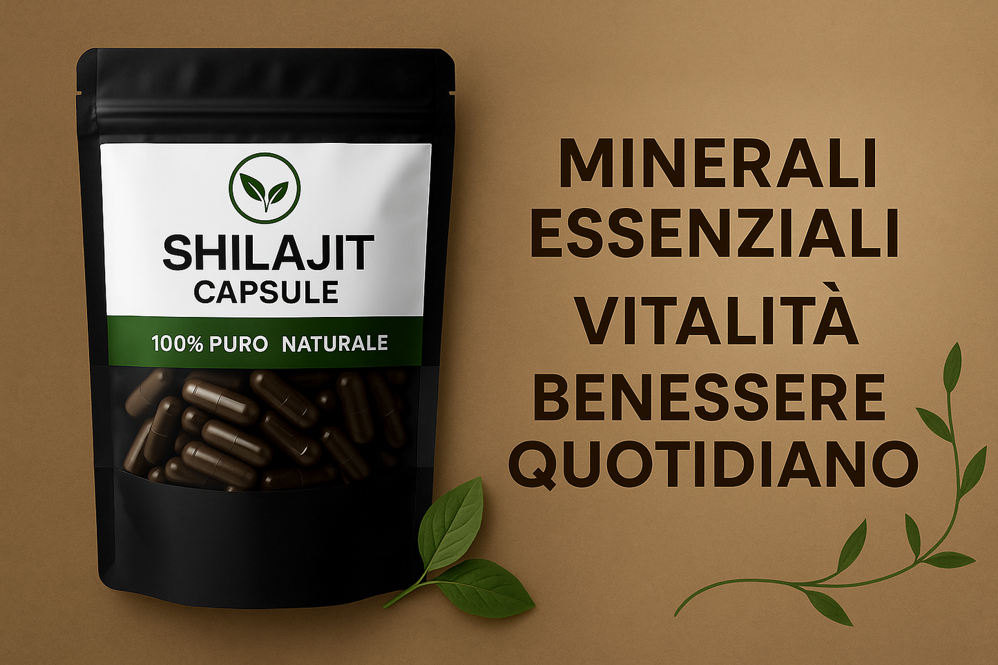 Banner Shilajit - Vitalità