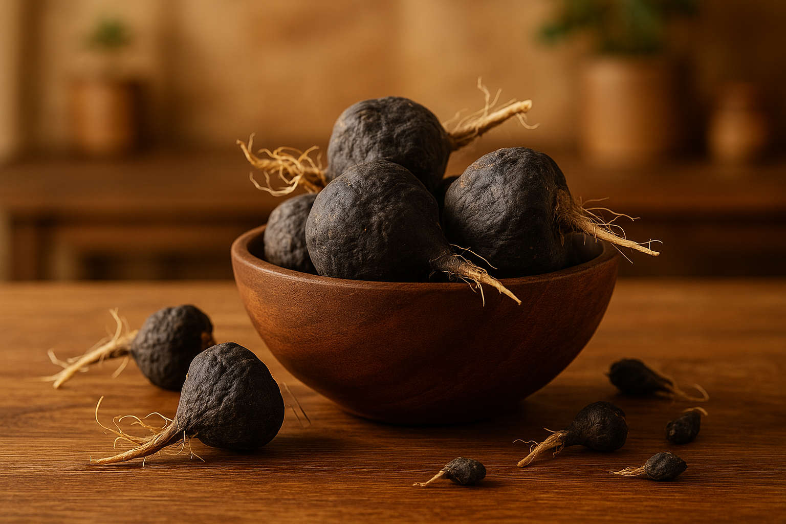 Immagine professionale della maca nera