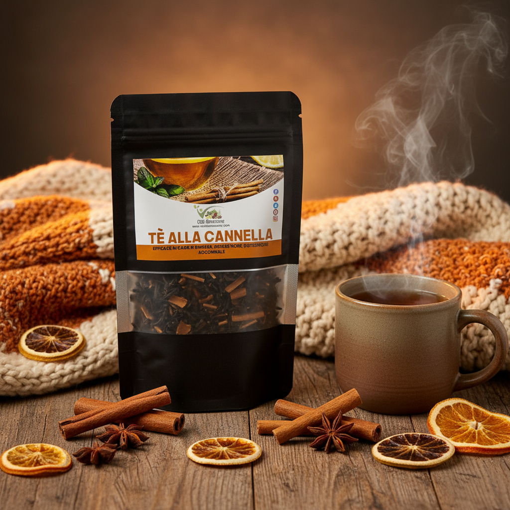 Tè nero e cannella - tema autunnale