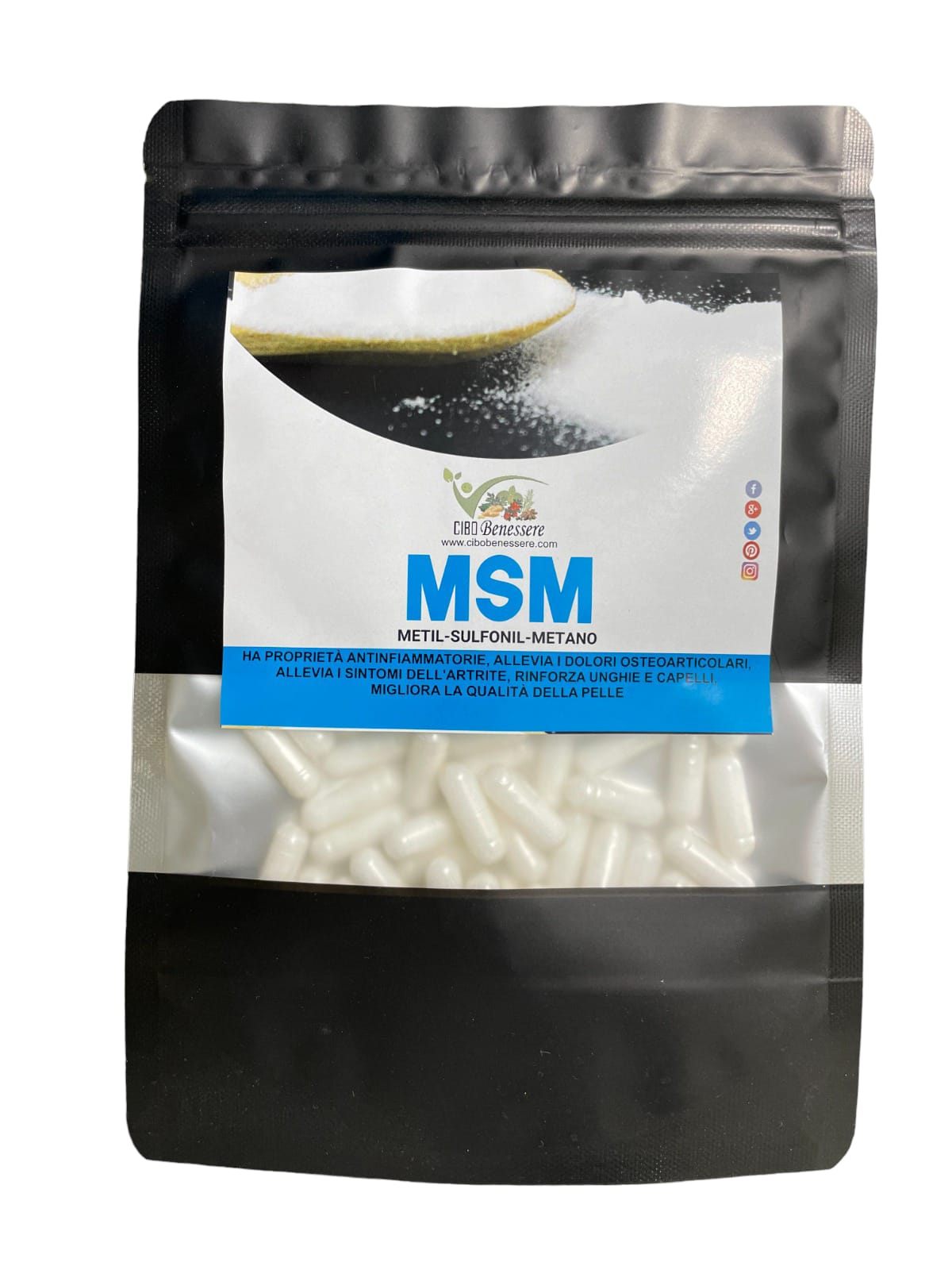 MSM metilsulfonilmetano Bio Caps - cibobenessere