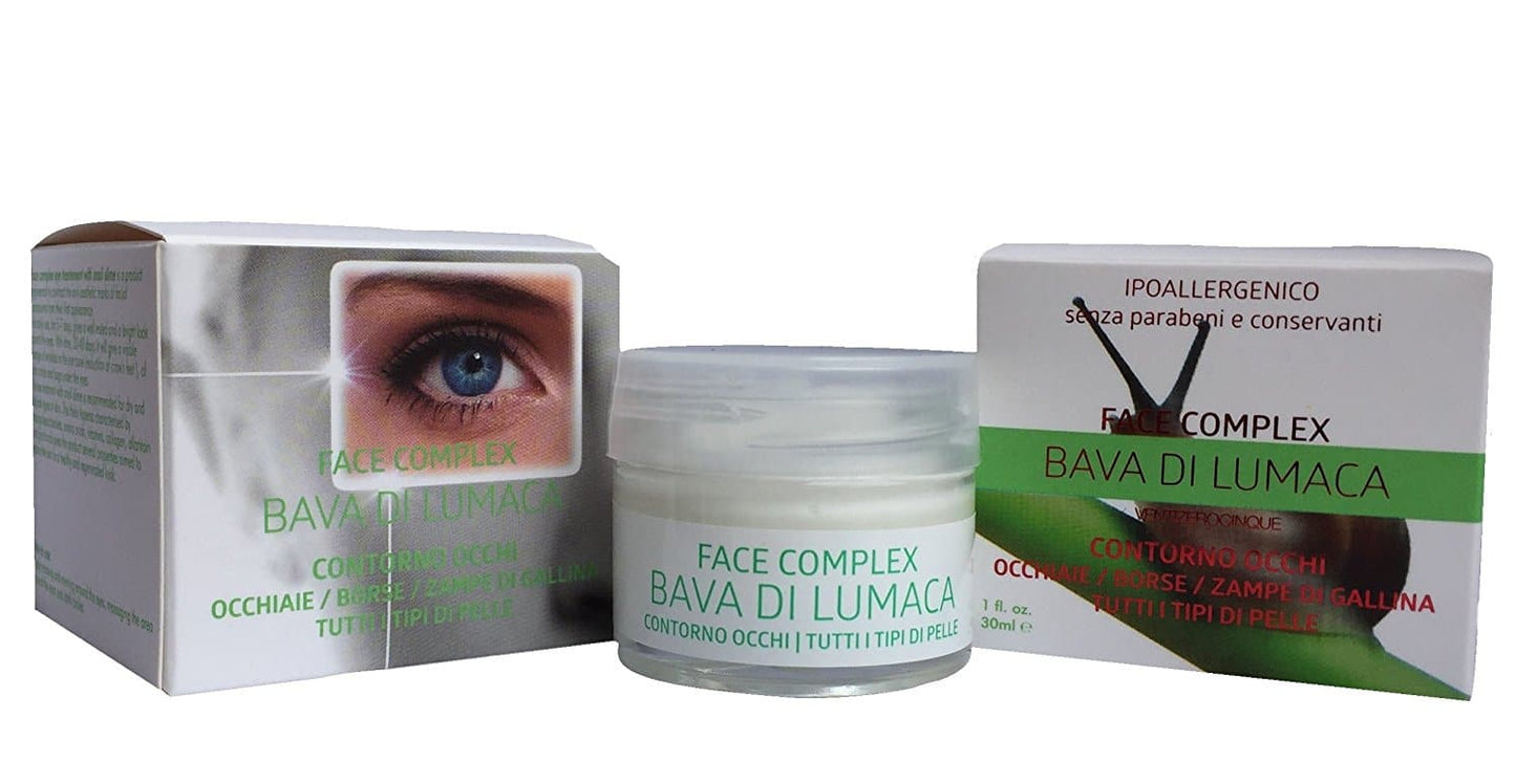 Gel contorno occhi bava di lumaca - cibobenessere